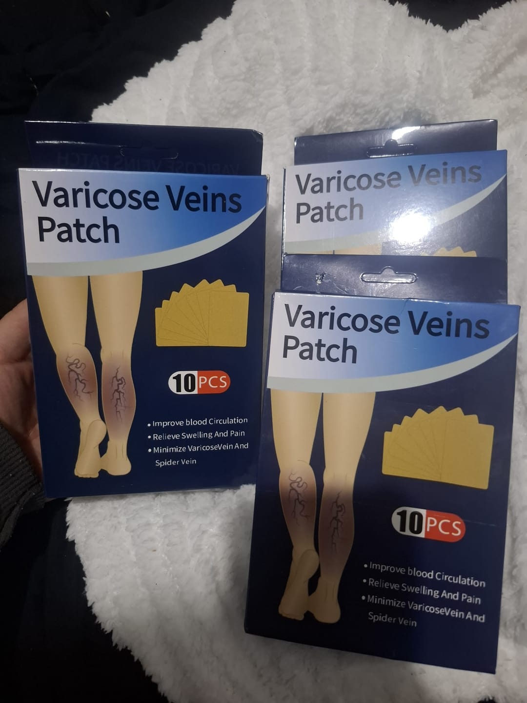 Customer photo review of Liora|Parches Circulatorios para Várices