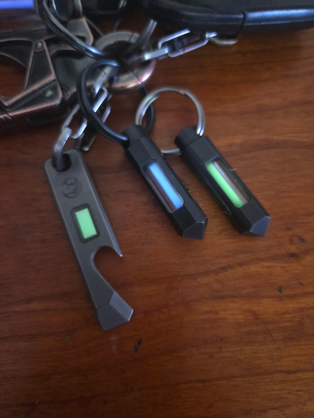Customer photo review of Tritium Glow Fob