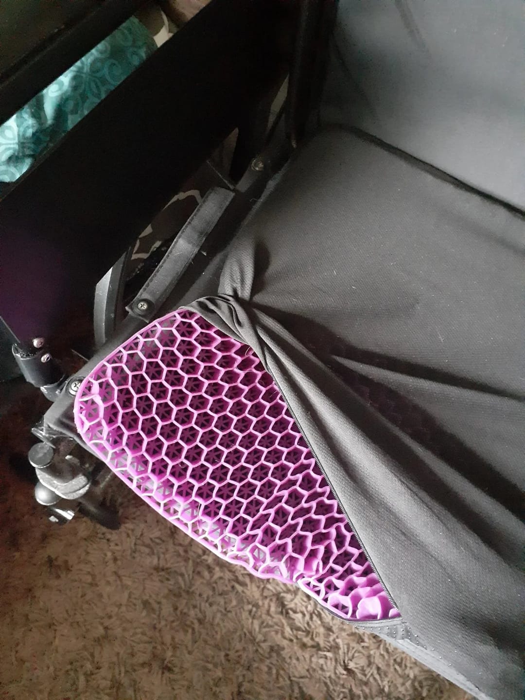 Customer photo review of XL Cooling Gel Seat Cushion
