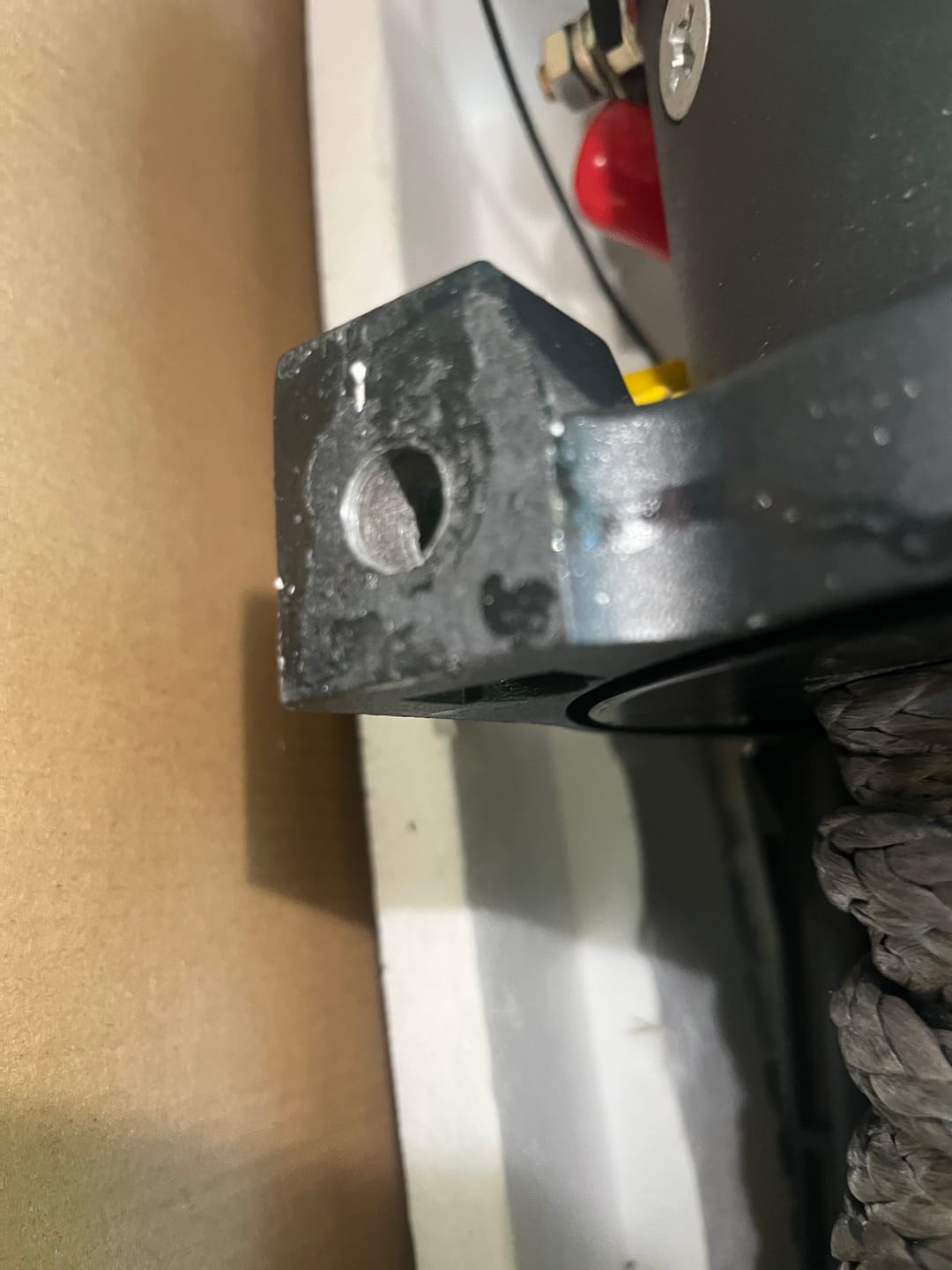 Customer photo review of OPENROAD 13,500lbs electric winch with Synthetic Rope - Panther Series 3S