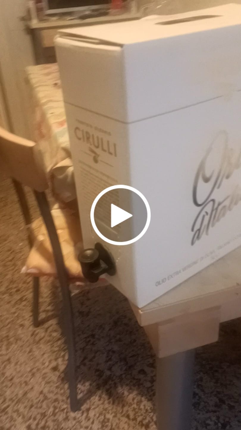 Customer video review of Bag in box di olio extravergine di oliva • 5 Litri
