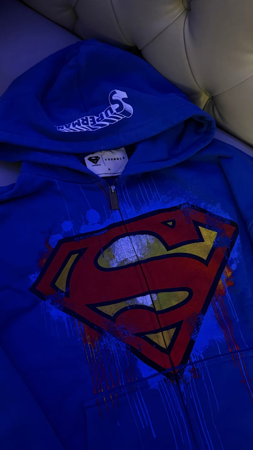 Customer photo review of 5011 - Superman Drip Zip-Ups
