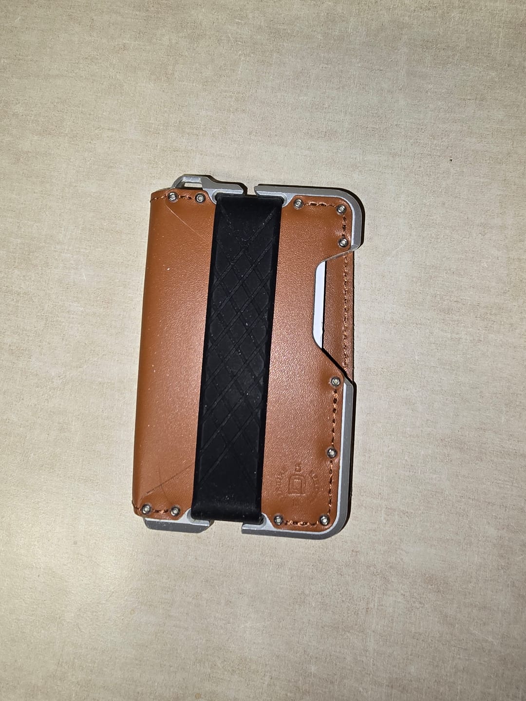 Customer photo review of 3 Pocket Bifold Leather
