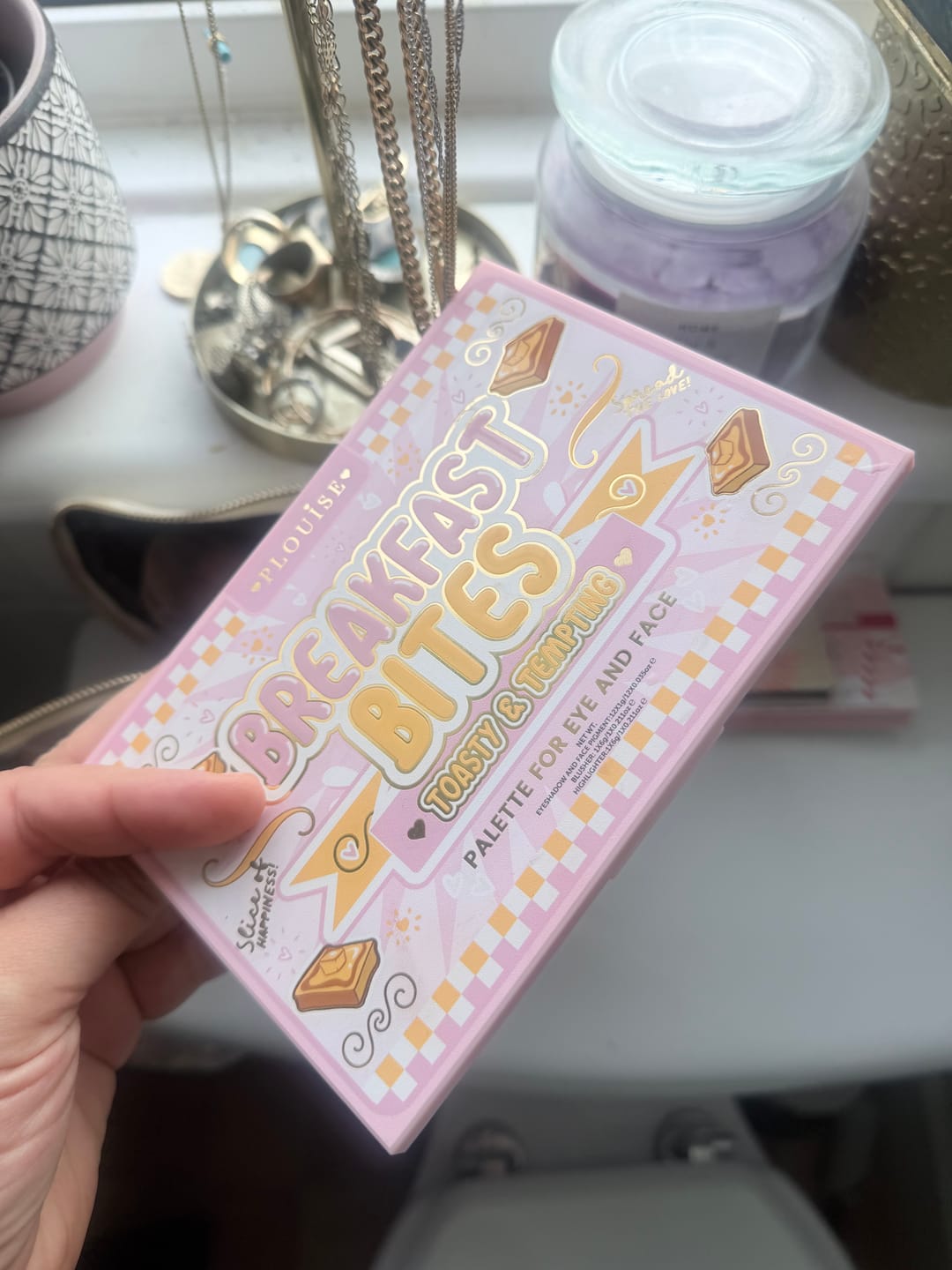 Customer photo review of Breakfast Bites Makeup Palette