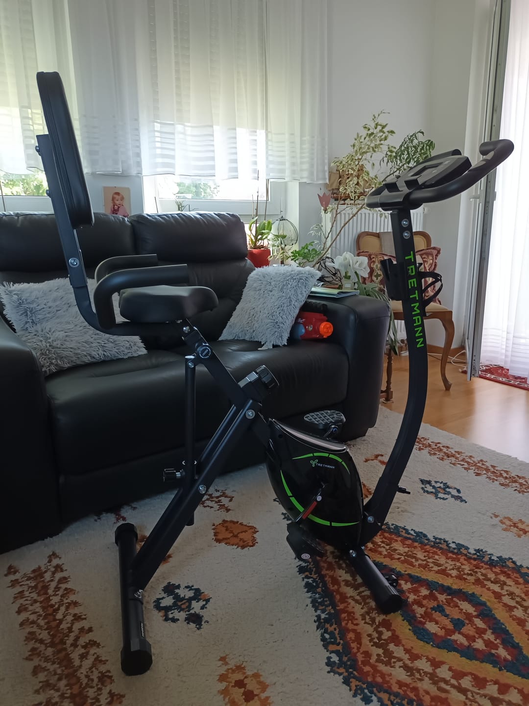 Customer photo review of Tretmann RIDE- Heimtrainer mit tiefem Einstieg