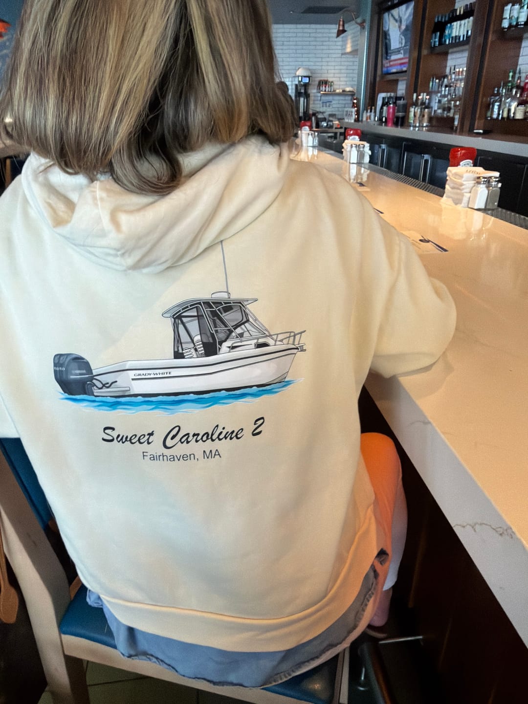 Customer photo review of Custom Midweight Womens Hoodies (No-Zip/Pullover)