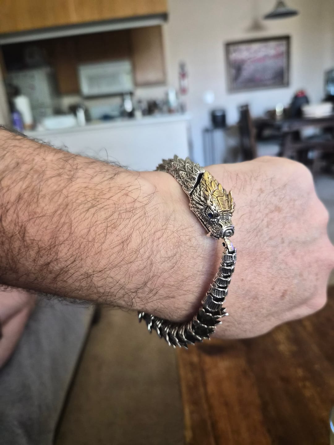 Customer photo review of Jörmungandr - The World Serpent Bracelet