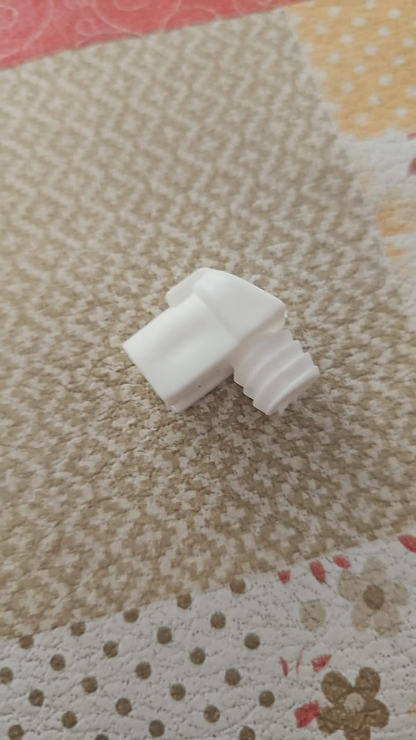 Customer photo review of Velador Posadas 1 Cajón Blanco-Roble