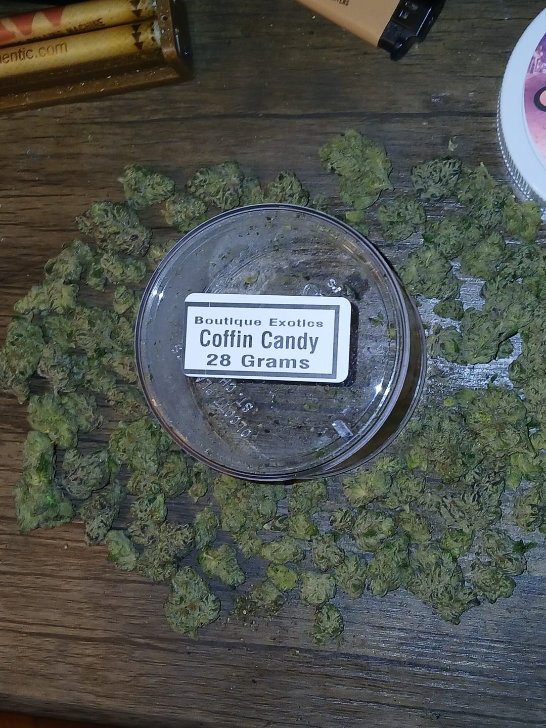 Customer photo review of Boutique Exotics - Coffin Candy - 28 Grams - Hybrid