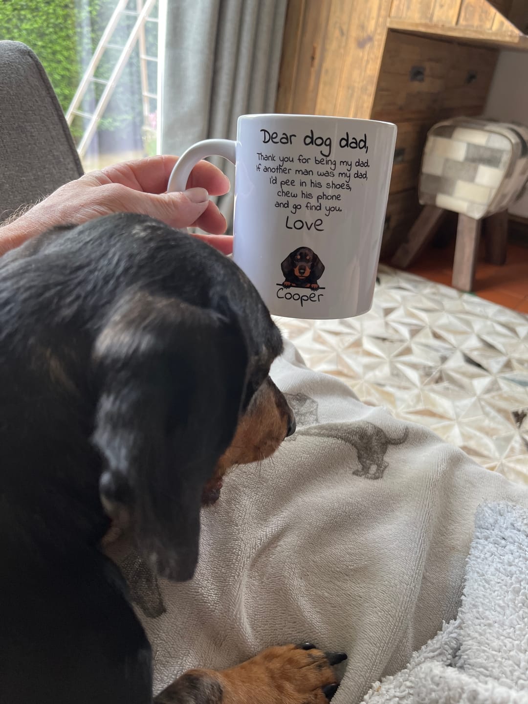 Customer photo review of Dear Dog Parent - Personalised Mug