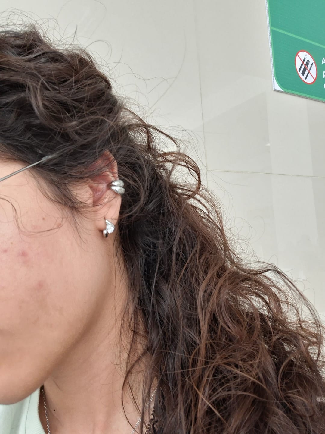 Customer photo review of Anillo Celeste Plata + Zirconia
