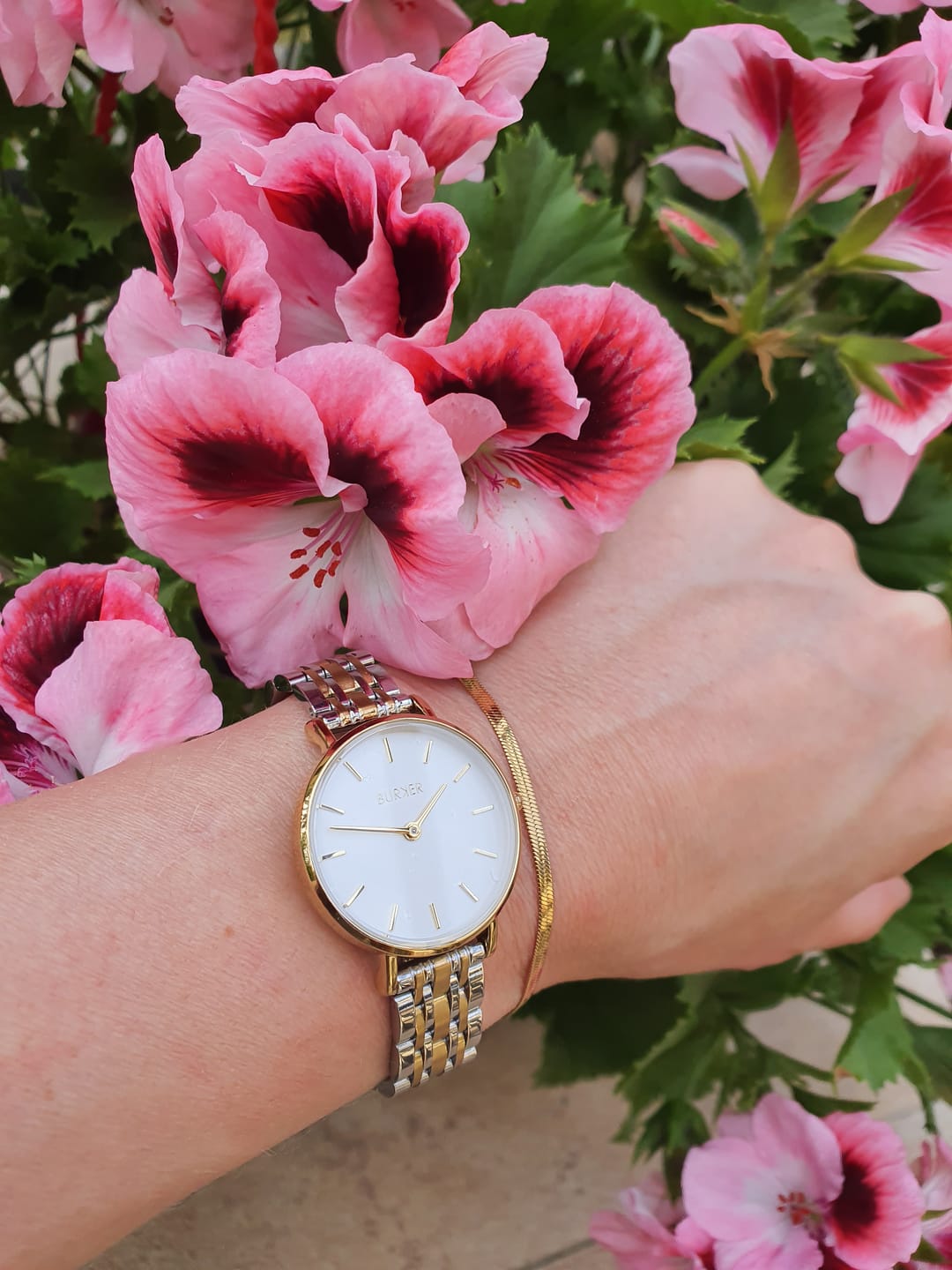 Customer photo review of Ruby Petite Gold Silver