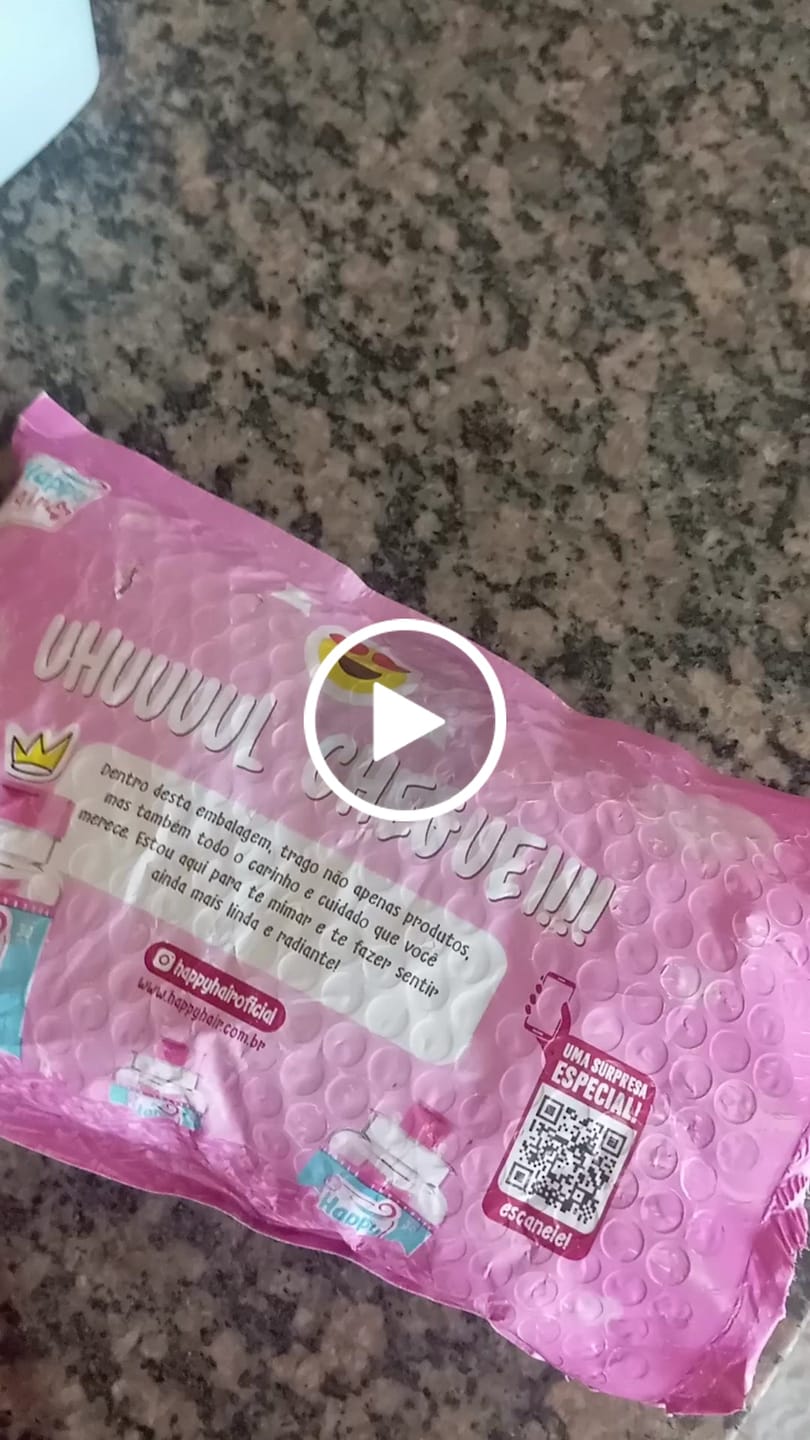 Customer video review of Happy Hair 3 Potes + 1 Colágeno Grátis