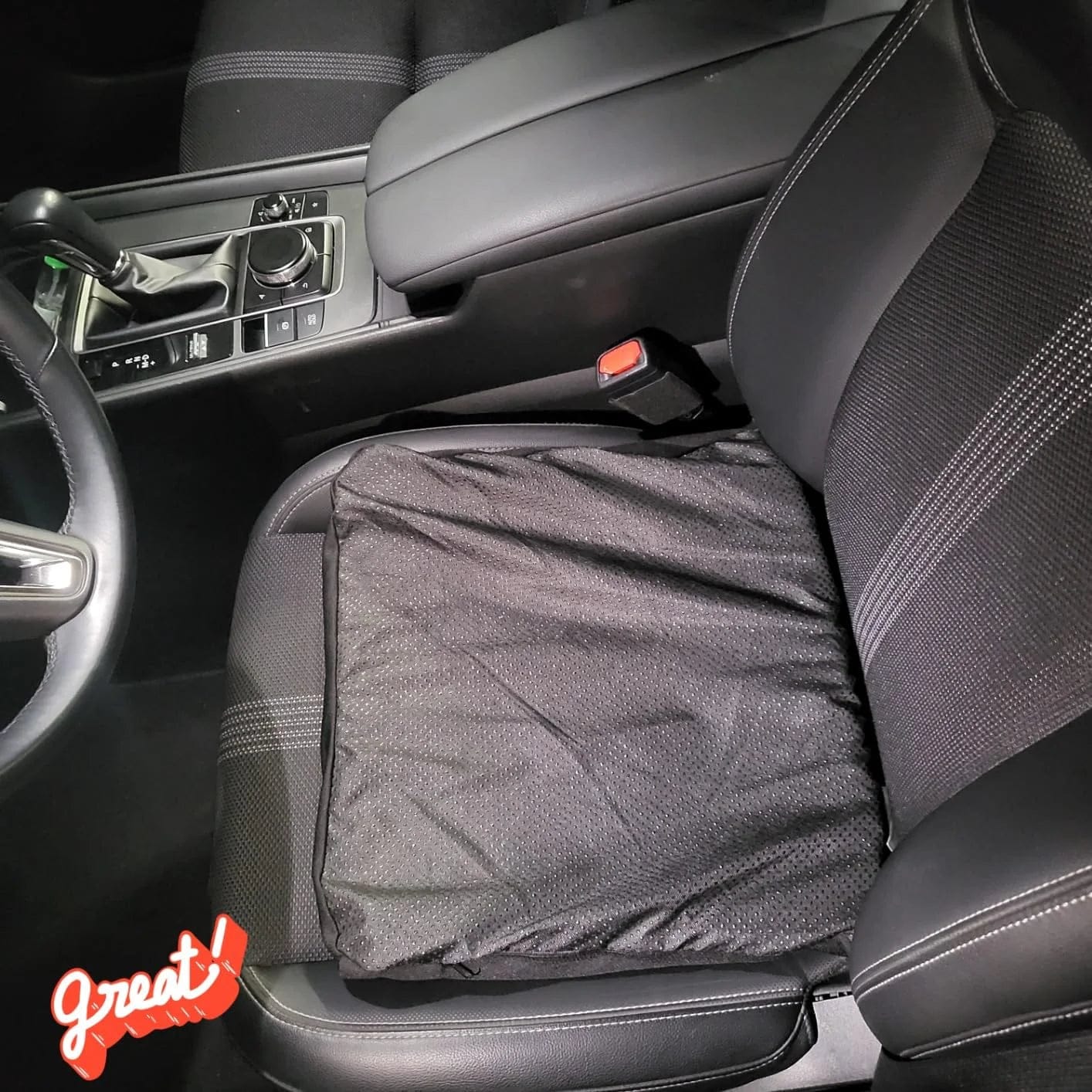 Customer photo review of XL Cooling Gel Seat Cushion