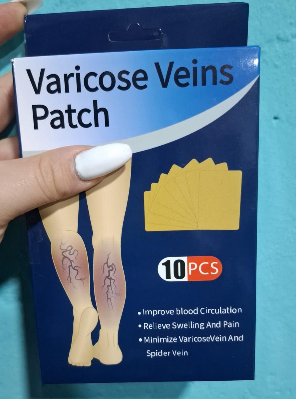 Customer photo review of Liora|Parches Circulatorios para Várices