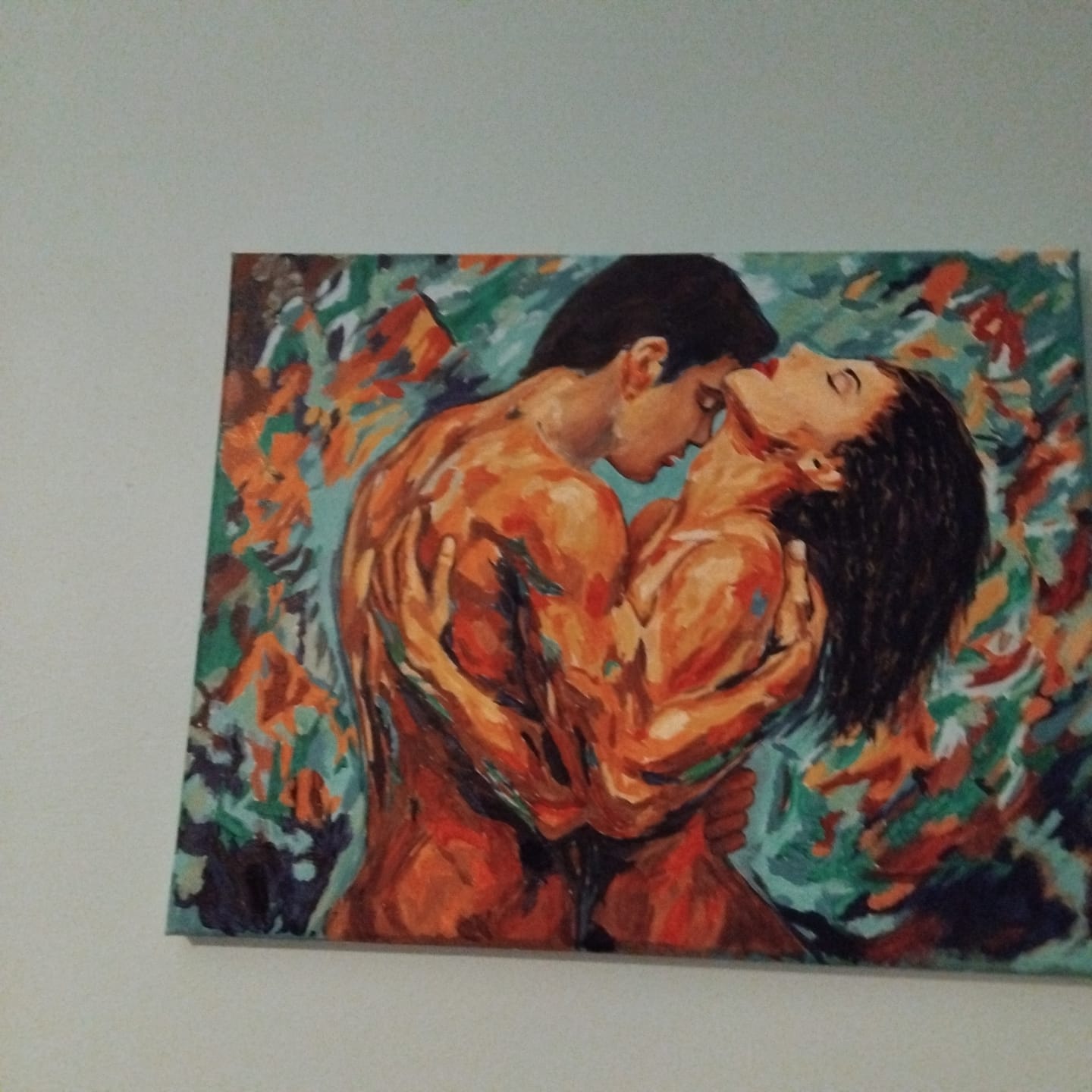 Customer photo review of Entangled | Paint by Number
