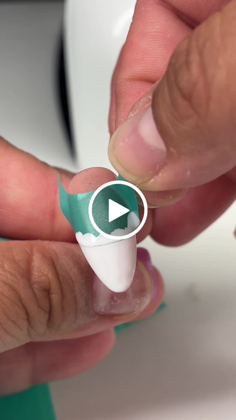 Customer video review of French nail airbrush stencils pack