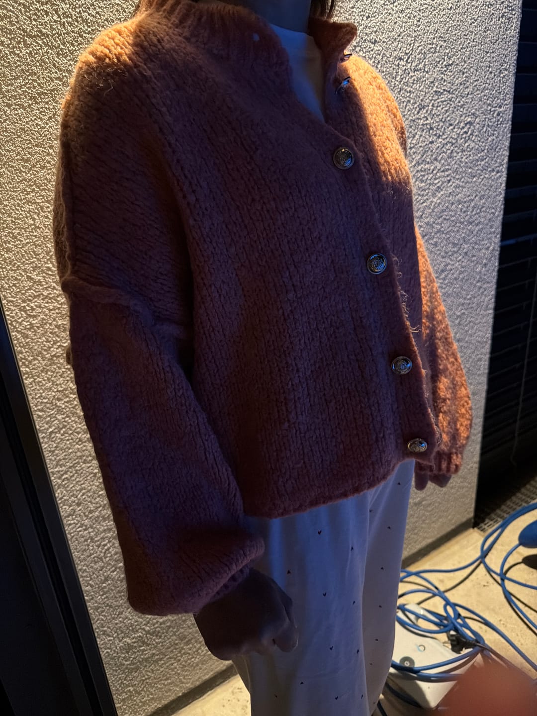 Customer photo review of Oversized Cardigan Short "CozyGlam"
