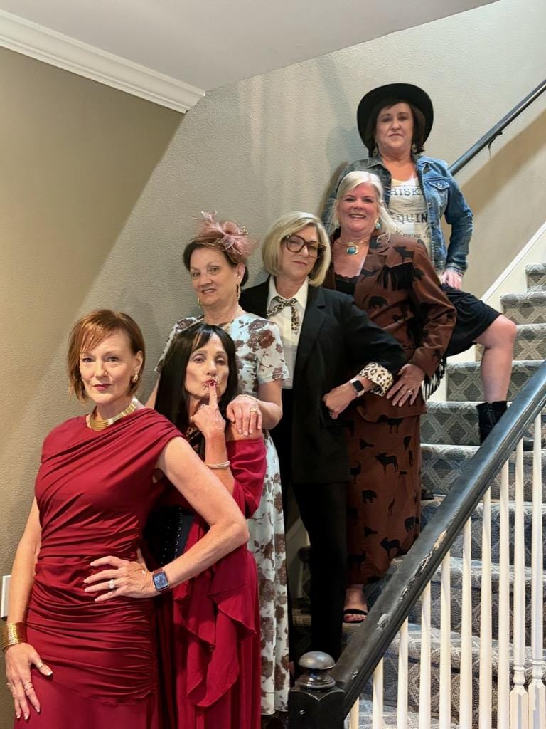 Customer photo review of A Wine Tasting Themed Murder Mystery Game Kit