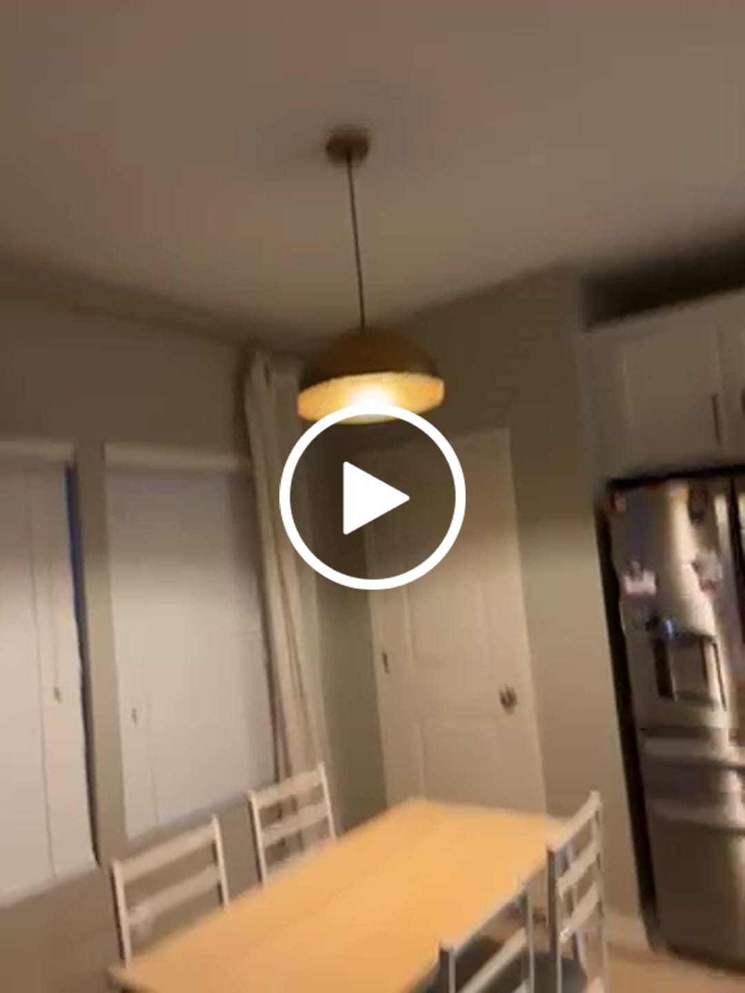 Customer video review of Vintage Luxe Oversized Hammered Dome Pendant Light