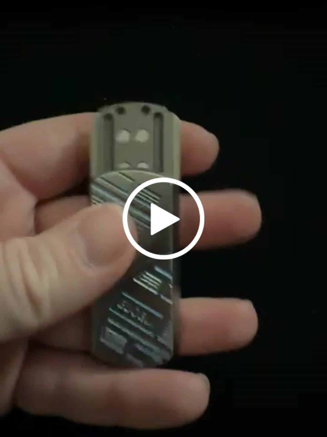Customer video review of DJG x EDCell Dex Jelly Slider