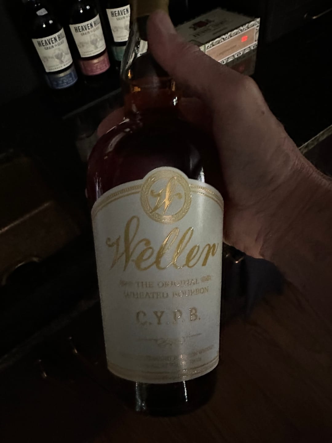 Customer photo review of W.L. Weller C.Y.P.B. Original Wheated Straight Bourbon Whiskey (750ml)