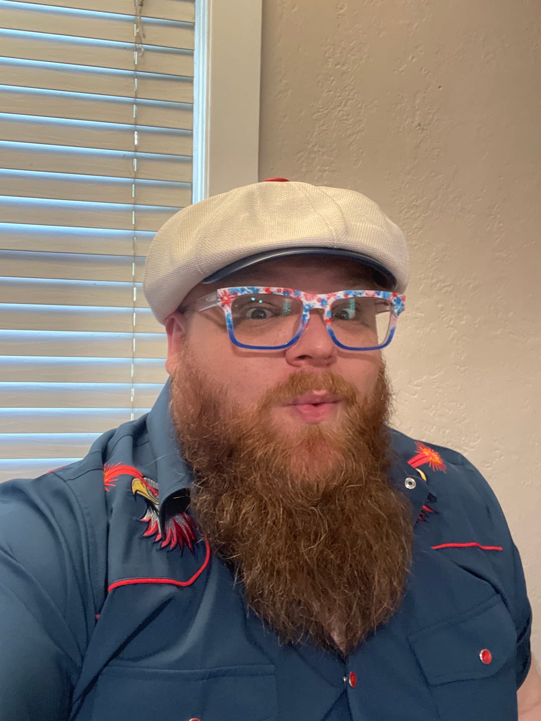 Customer photo review of Red Glare – Roper Short Sleeve Shirt