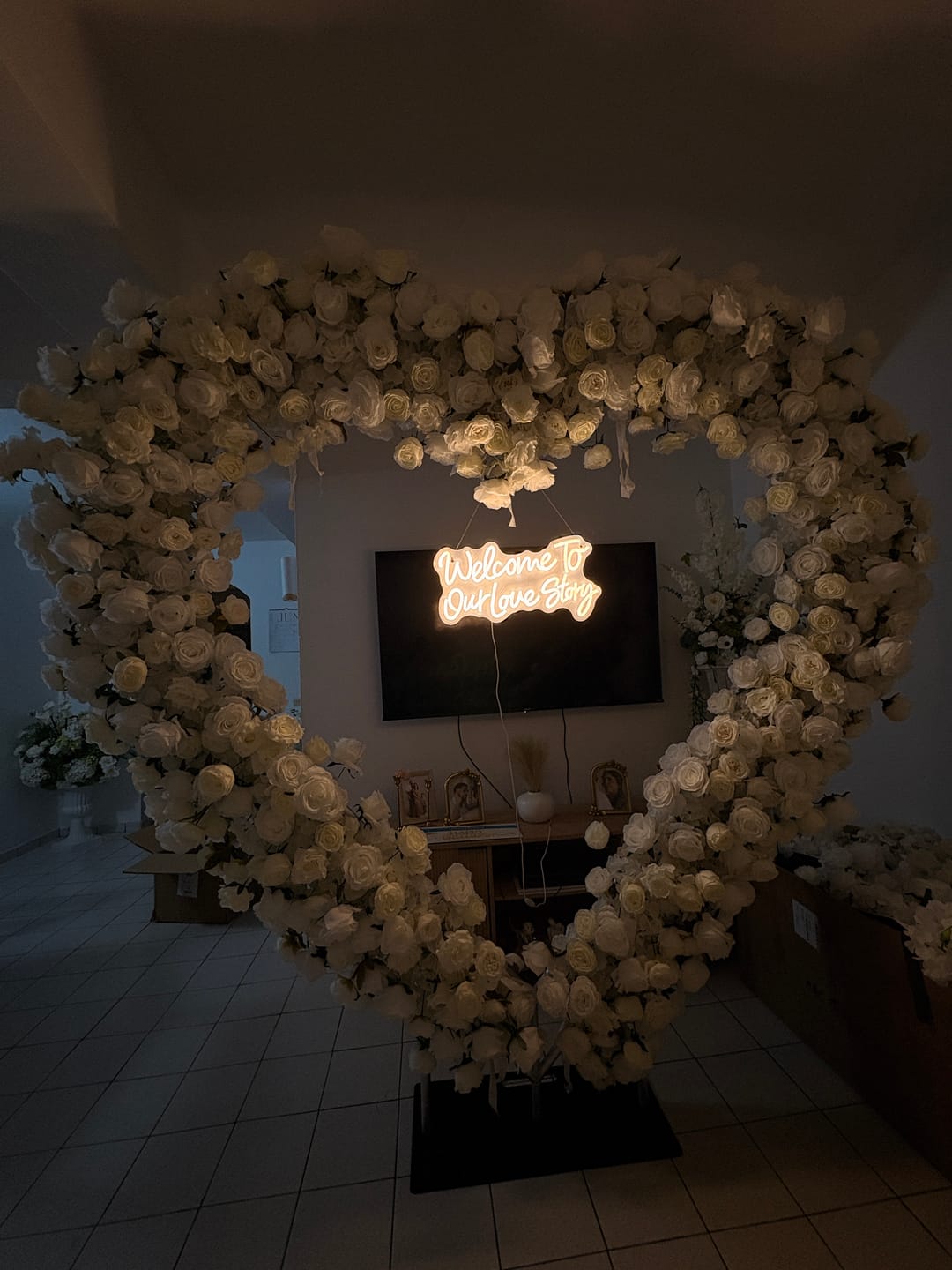 Customer photo review of Flower Wall Custom Link