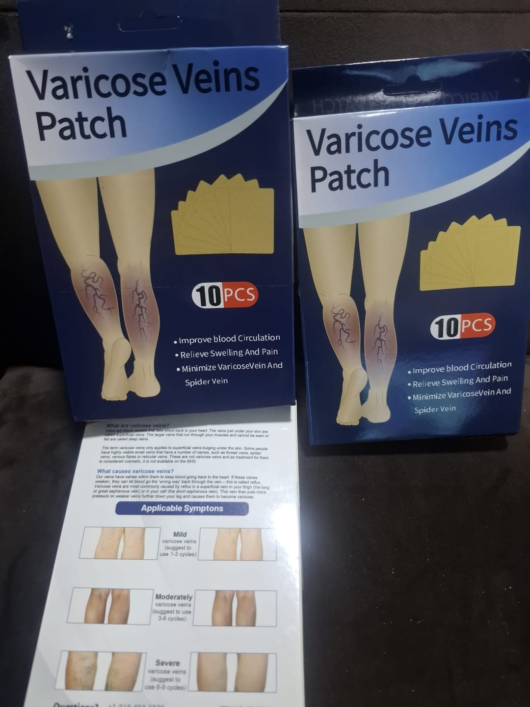 Customer photo review of Liora|Parches Circulatorios para Várices