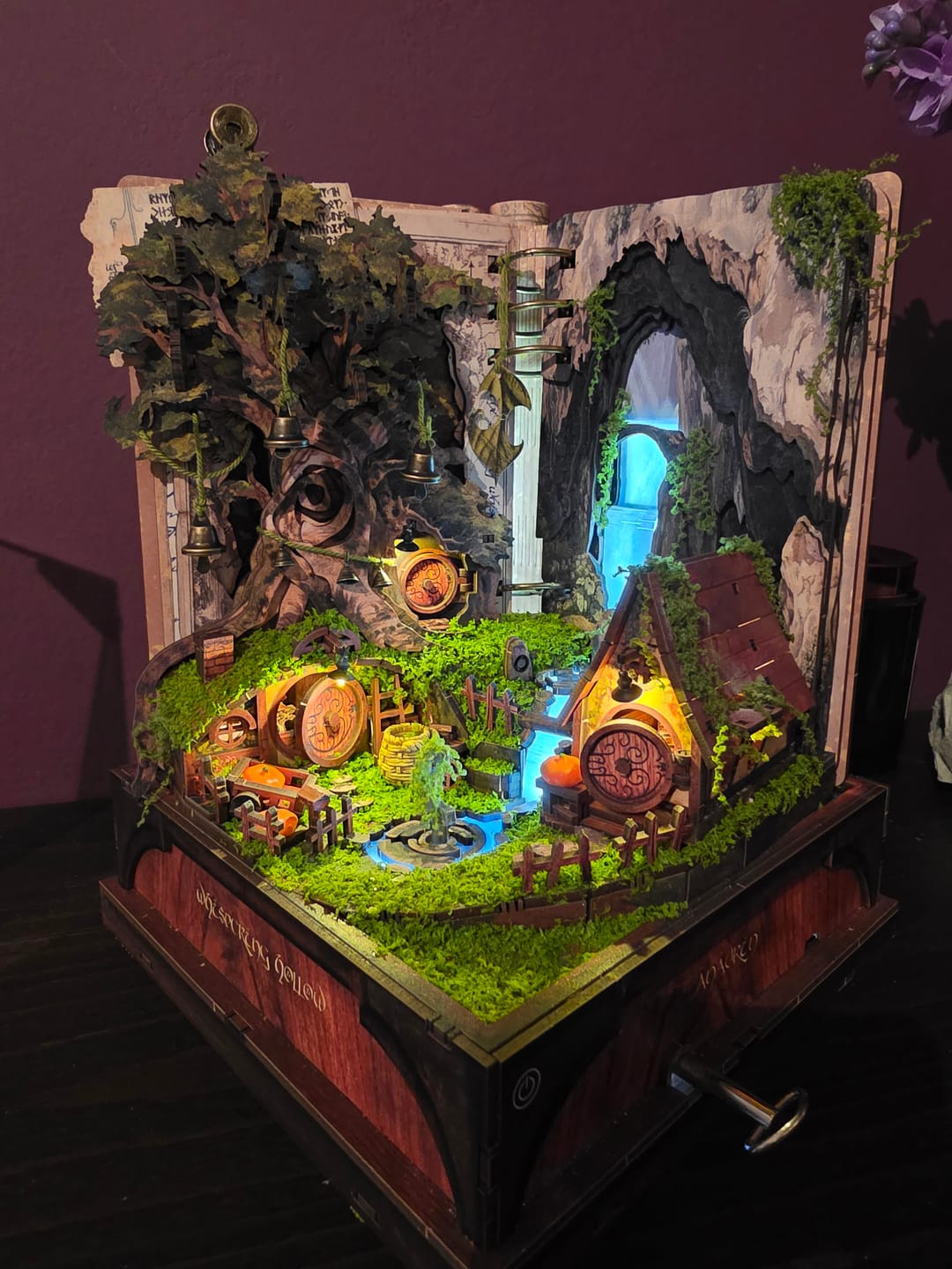 Customer photo review of Whispering Hollow Miniature House Kit (Music Box) | Collector's Edition