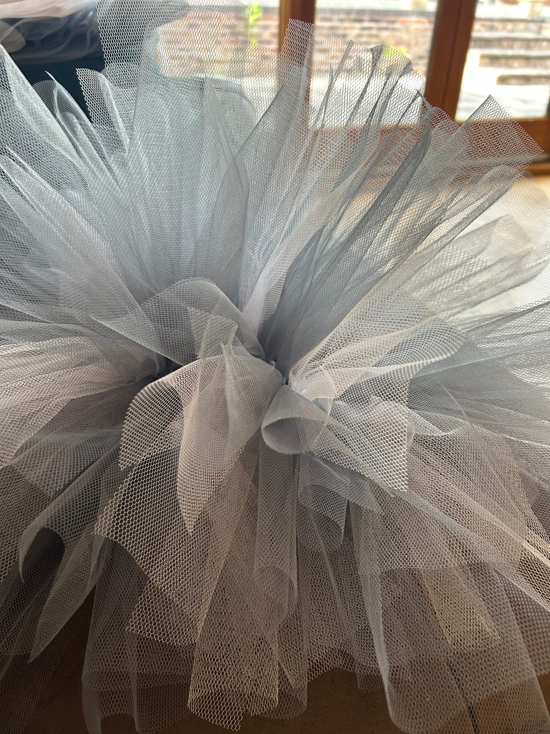 Customer photo review of Plain Dress Net Fabric
