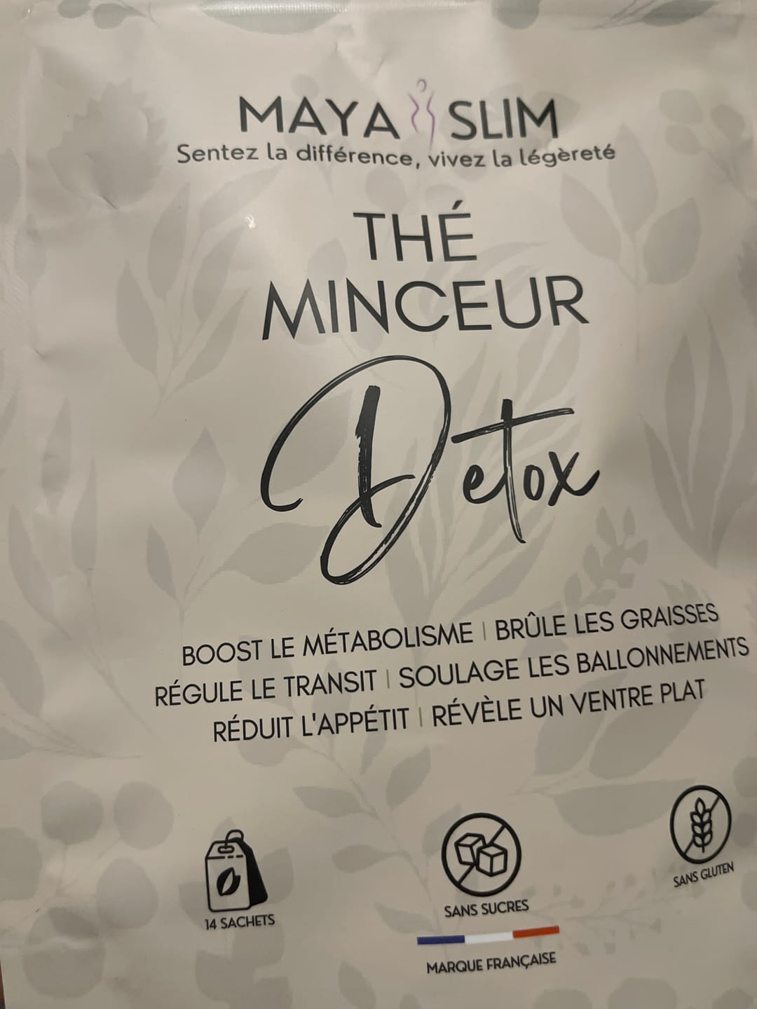 Customer photo review of Thé Minceur Detox