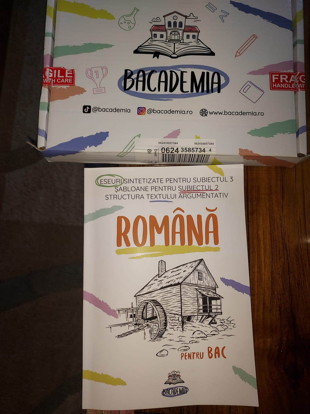 Customer photo review of Pachet Bacalaureat (Română + Matematică + Biologie Vegetală și Animală clasele IX-X) Bacademia