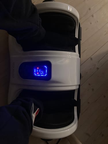 Customer photo review of Fot- og leggmassasjeapparat med fjernkontroll