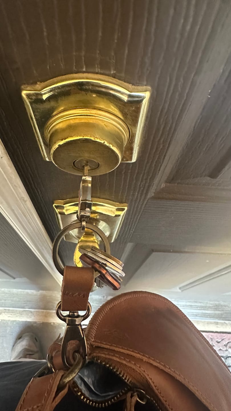 Customer photo review of Honey Keychain