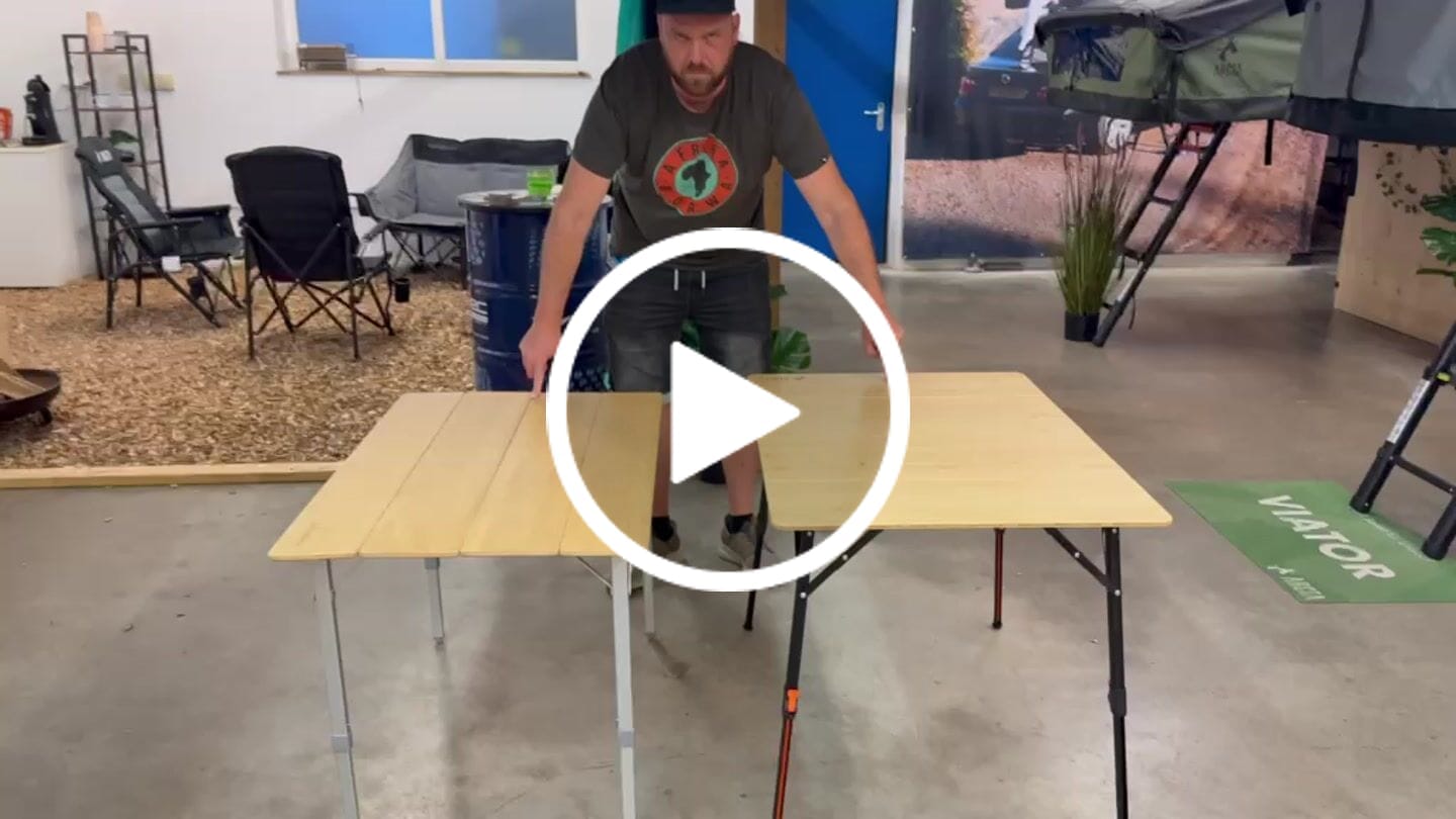 Customer video review of Campingtisch