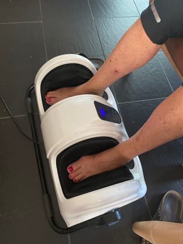 Customer photo review of Fot- og leggmassasjeapparat med fjernkontroll