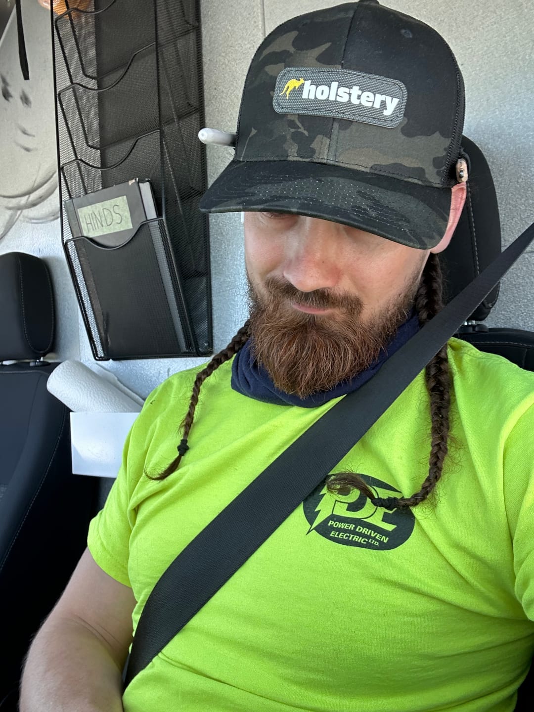 Customer photo review of Holstery Pen Loop Hat