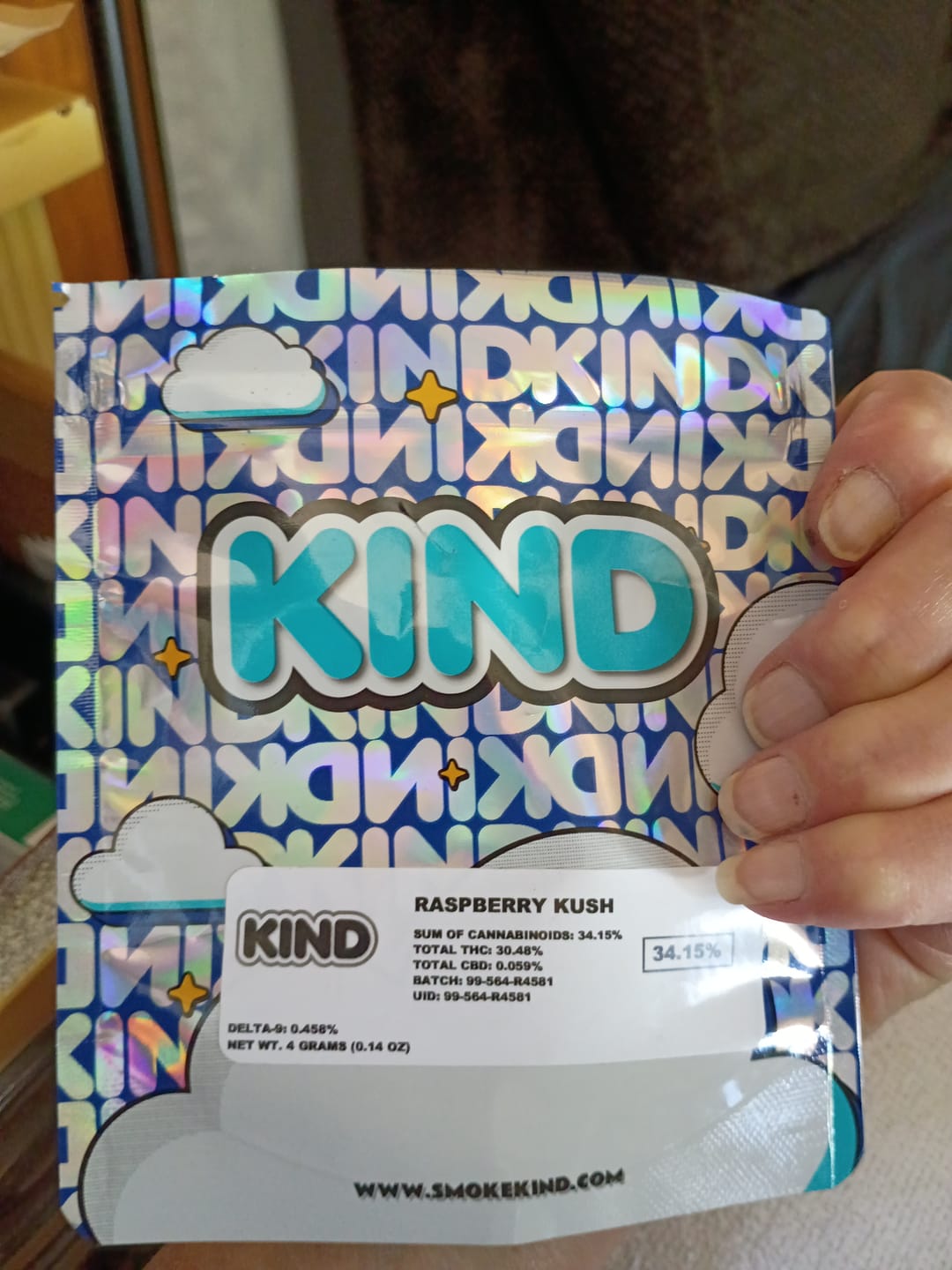 Customer photo review of Raspberry Kush - 4 Grams - Indica