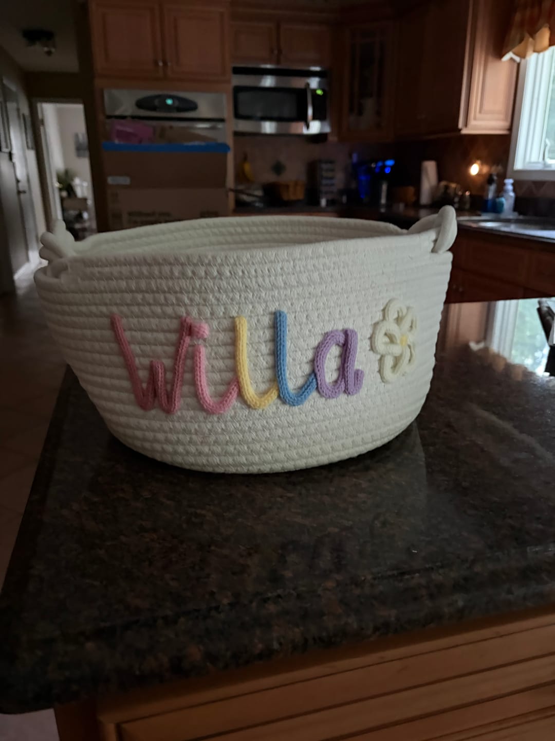 Customer photo review of Basket Size