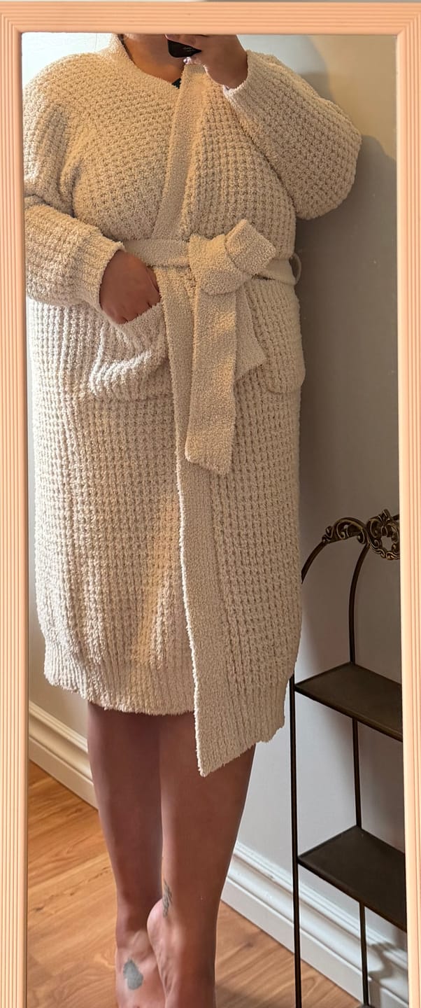 Customer photo review of Ladies Waffle Robes