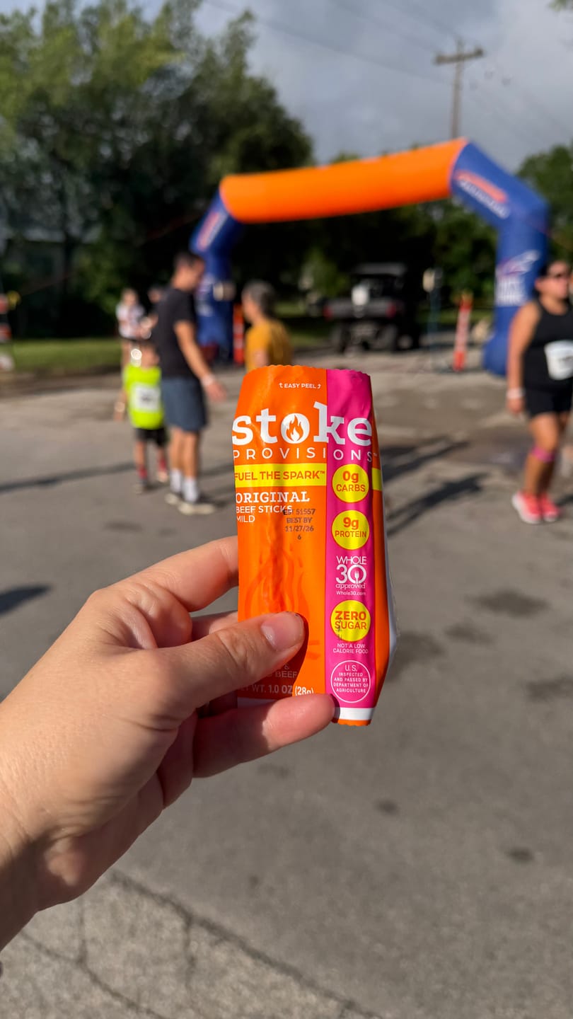 Customer photo review of Stoke Real Fuel Beef Sticks: Original