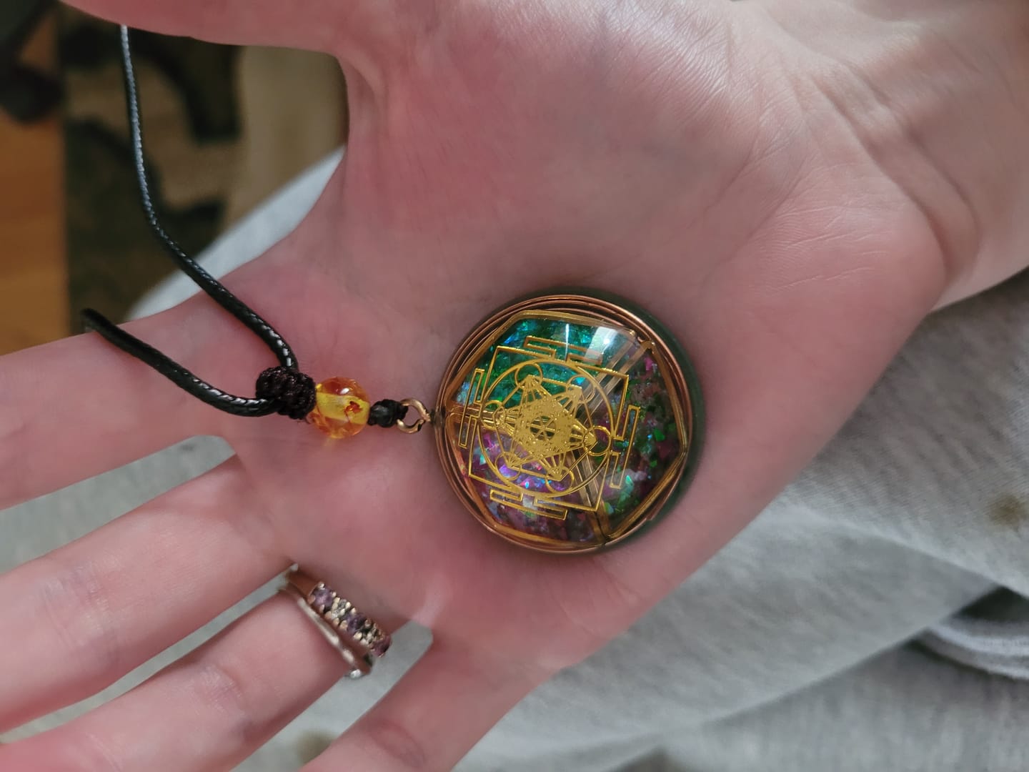 Customer photo review of Magnetic Energy Talisman