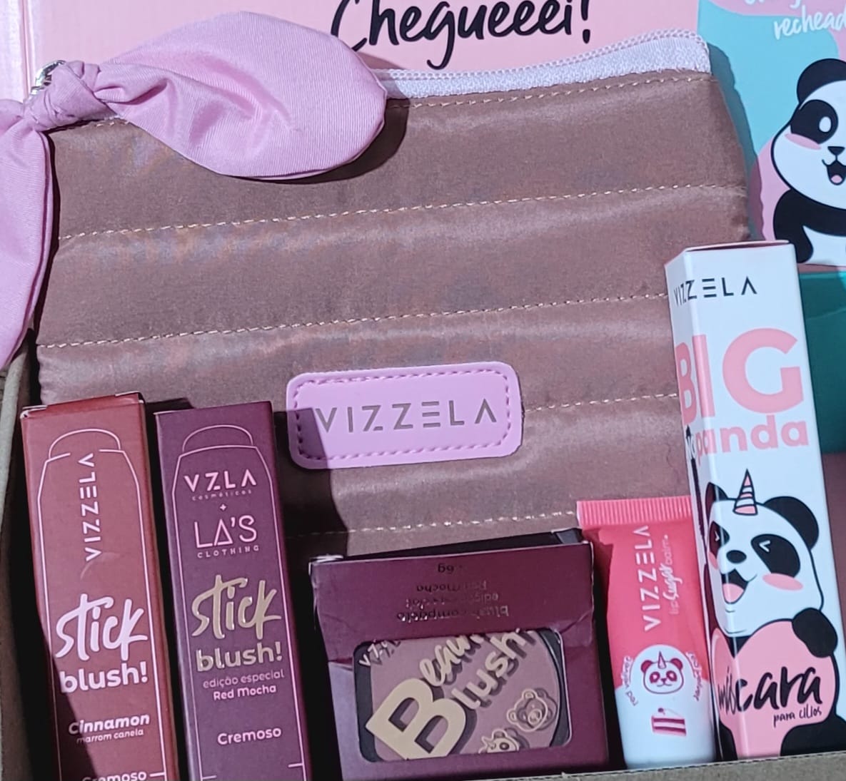 Customer photo review of Máscara Para Cílios Big No Panda Vizzela - Preta