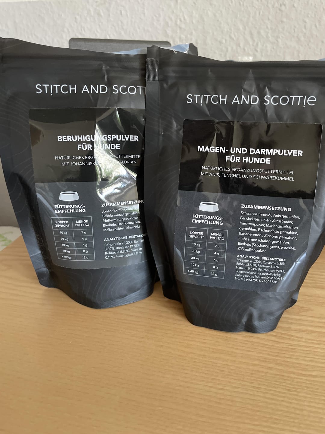 Customer photo review of Beruhigungspulver für Hunde