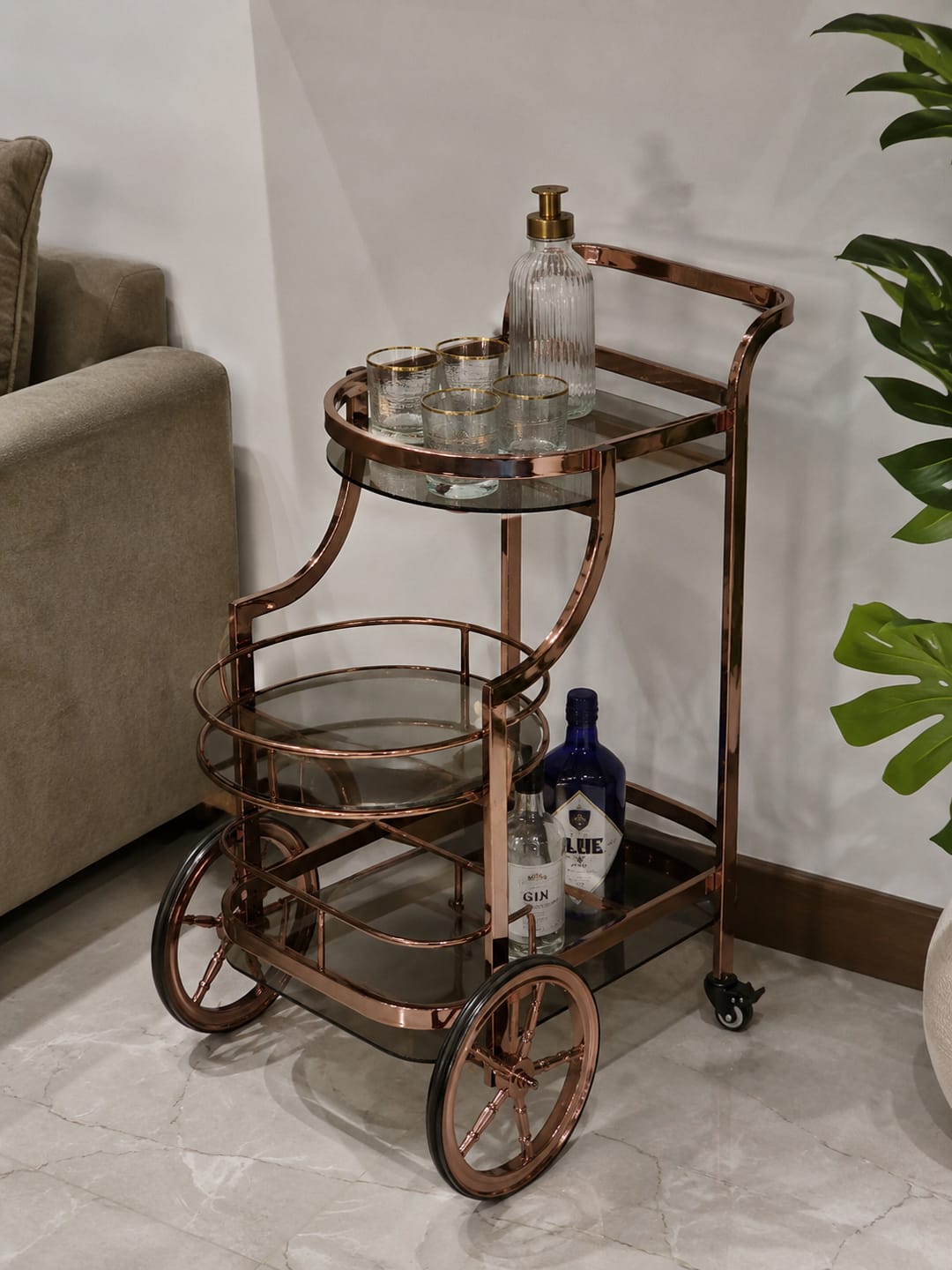 Customer photo review of Muskaan Serving Cart | Serving Trolley