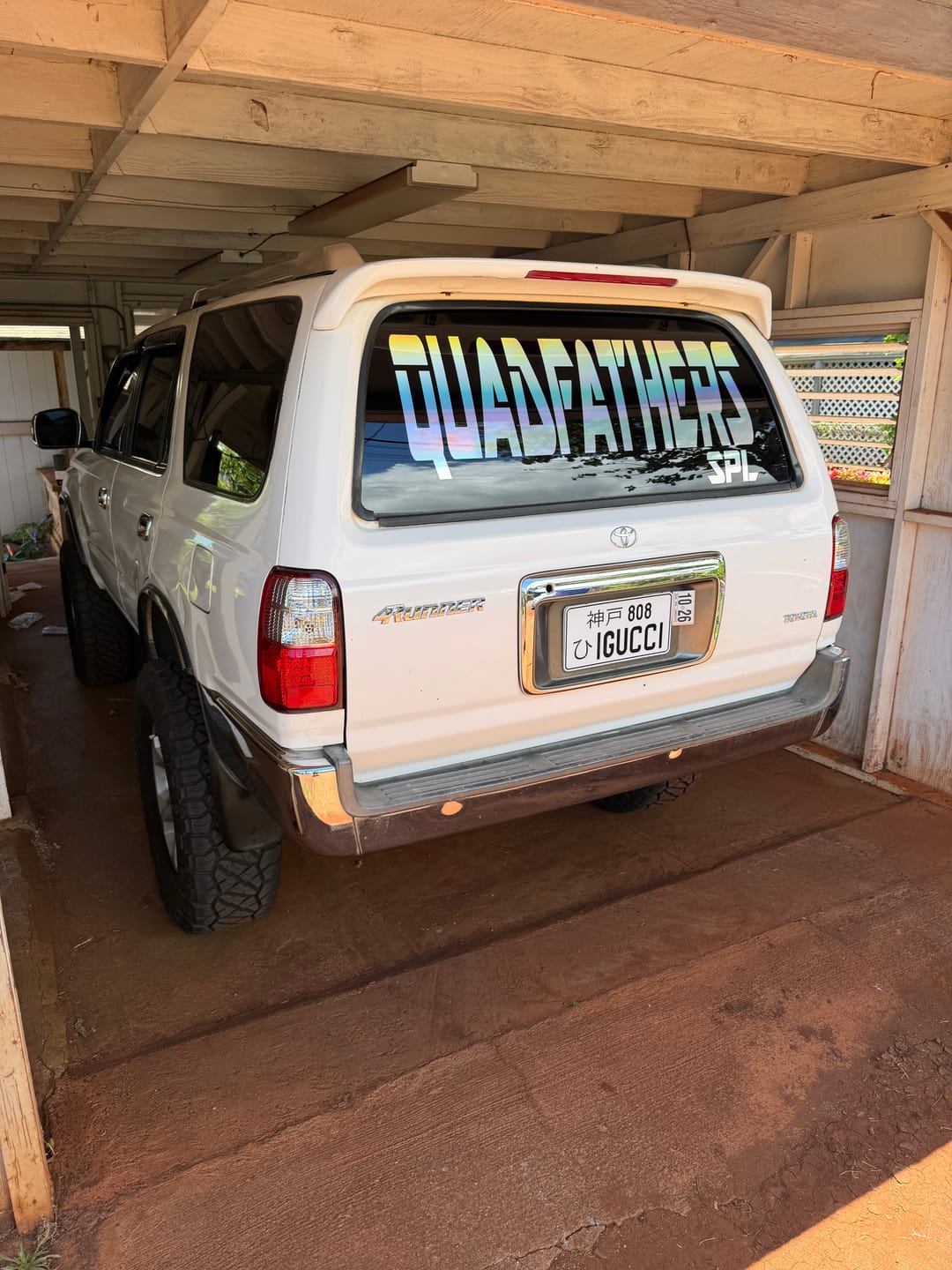 Customer photo review of Custom Japanese License Plate - Vanity & Magnetic Cover