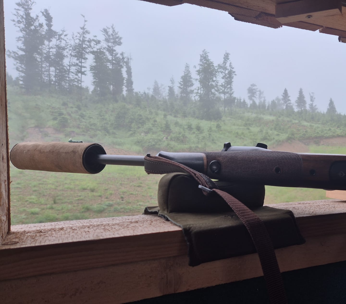 Customer photo review of WILDFOREST Hunting Gewehrauflage Leder Leicht