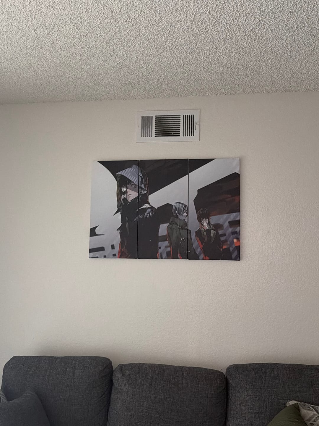 Customer photo review of Tokyo Ghoul Kaneki Wall Art