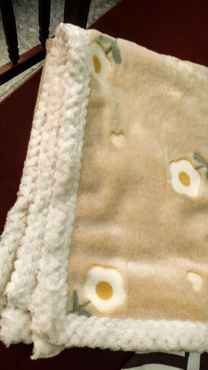 Customer photo review of Blossom Plush Baby Blanket
